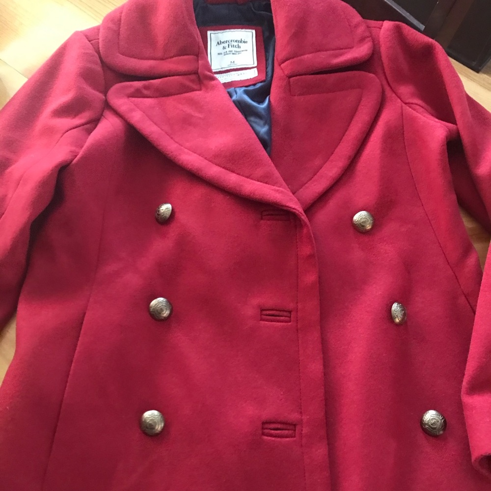 Abercrombie Women’s classic wool pea coat - Picture 2 of 6